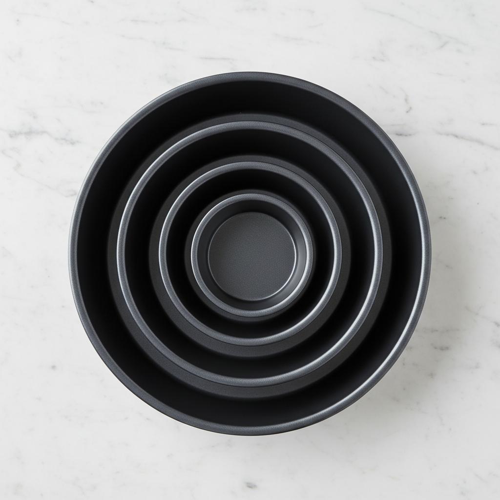 Non-Stick Round Cake Pan Set overhead