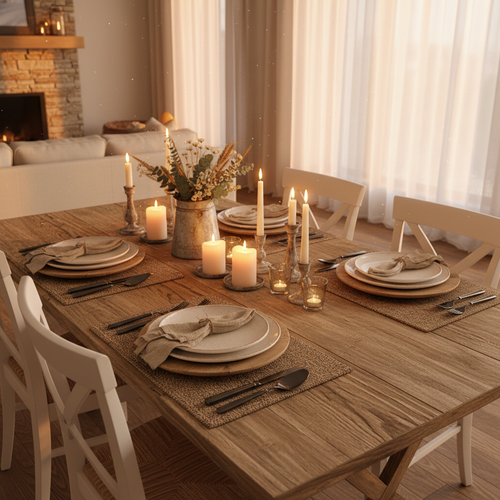 Farmhouse Tableware Set dining table setting