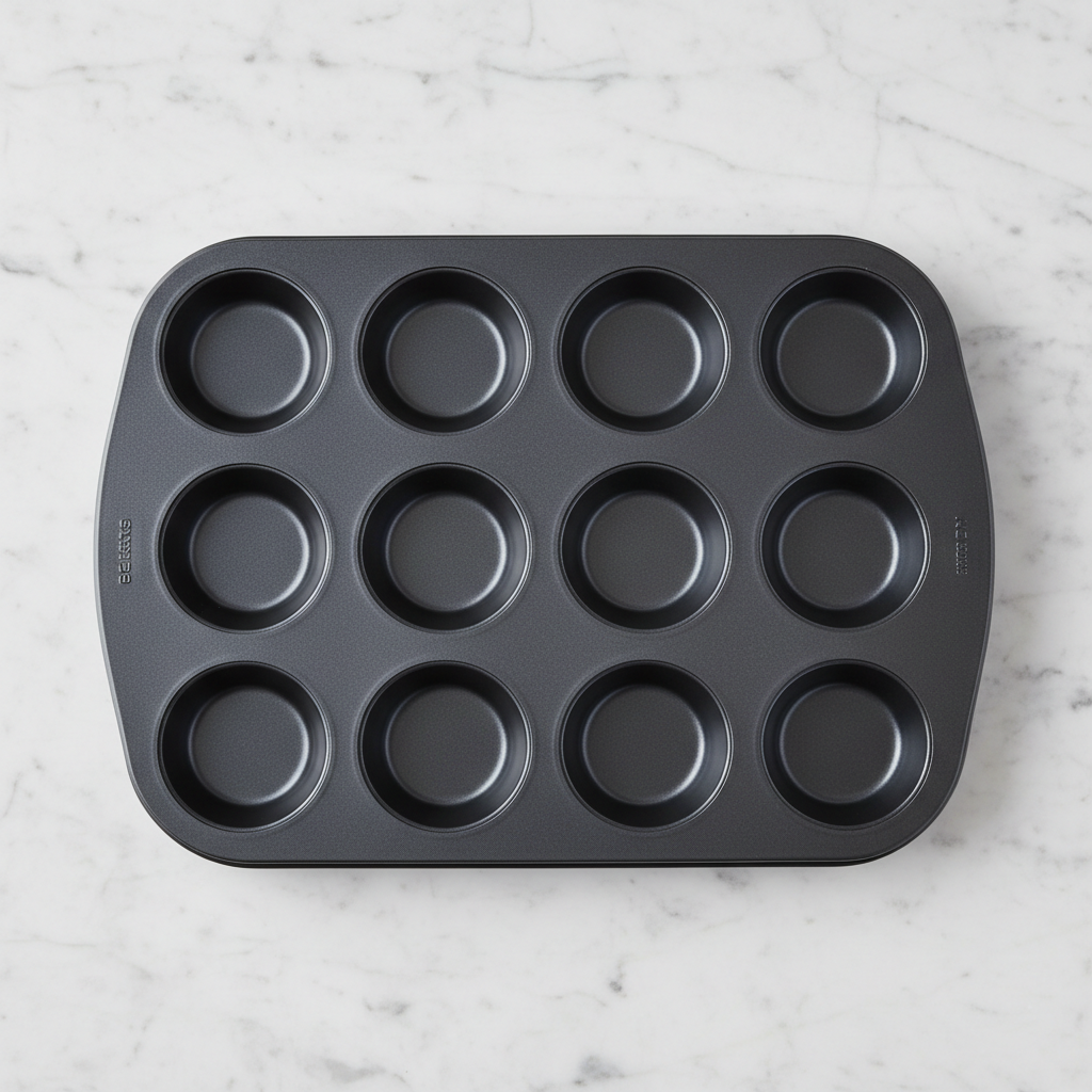 Non-Stick Muffin Pan overhead detail