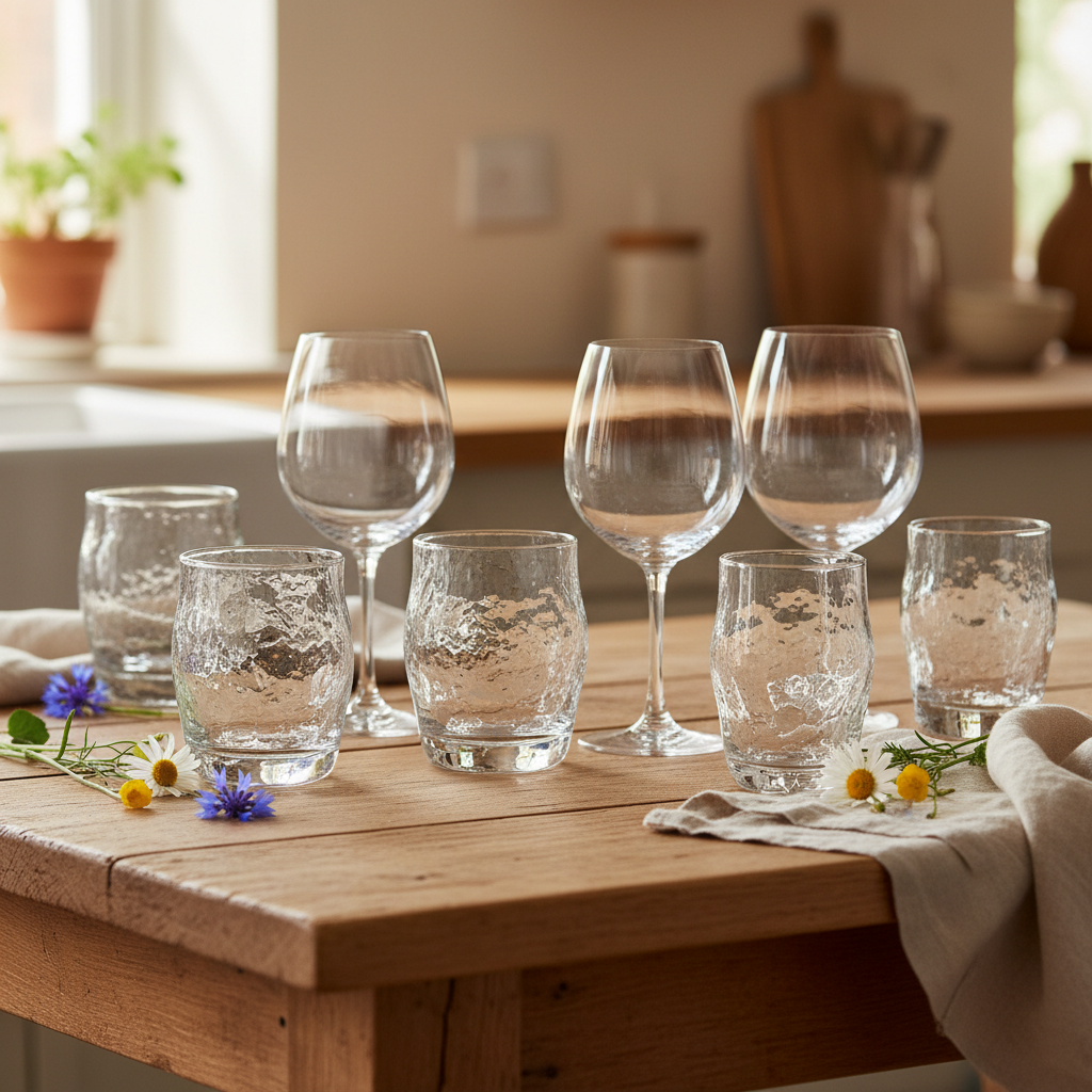 Rustic Glassware Set